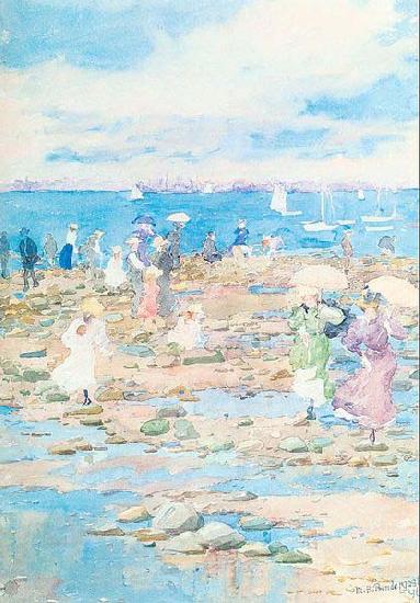 Maurice Prendergast Summer Visitors Sweden oil painting art